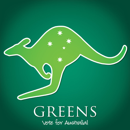 Australian Election card in vector format.のイラスト素材
