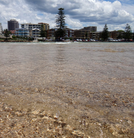 Waterfront scene of The Entrance, NSW Central Coast Australia.のeditorial素材