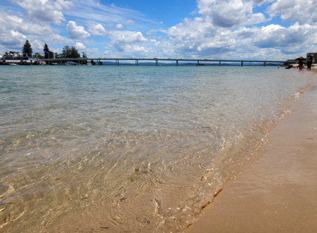 Waterfront scene of The Entrance, NSW Central Coast Australia.のeditorial素材
