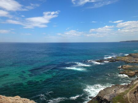 Waterfront scene of Newcastle, NSW Central Coast Australia.の写真素材