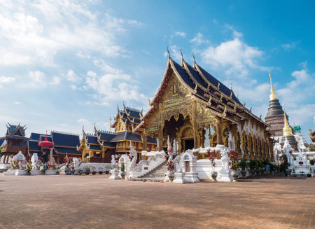 temple in thailandの写真素材