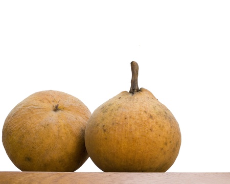 Krathon or Santol is a sweet tropical fruit that is commonly found in Southeast Asia の写真素材