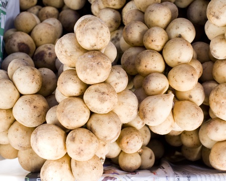 Bunches of wollongong , sweet and sour  flavored tropical fruits の写真素材