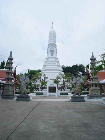 The scenery of a wat or temple in Thailand.の写真素材