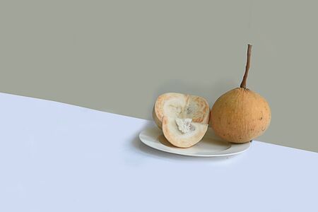 The tropical juicy fruit with sweet and sour flavors.の写真素材