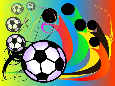 football playerのイラスト素材