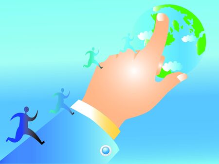 business worldのイラスト素材