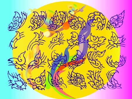 original line thaiのイラスト素材