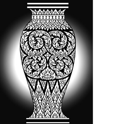 vase of flowers  thaiのイラスト素材