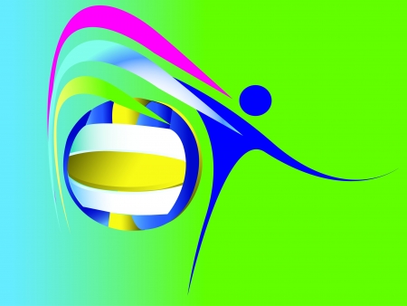 volleyball symbolsのイラスト素材