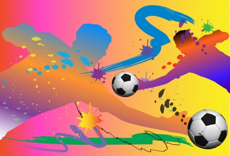 Soccer Playerのイラスト素材