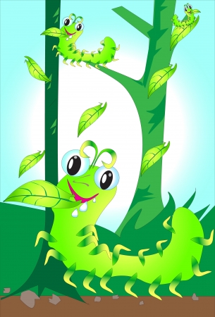 worm plantのイラスト素材