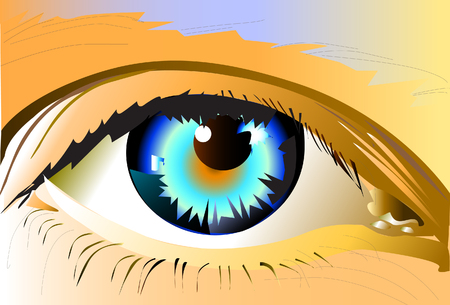 eyes artのイラスト素材