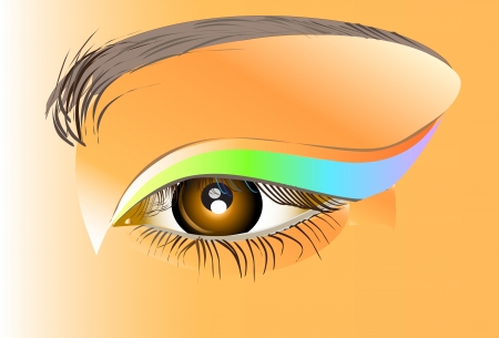 eyes makeup artのイラスト素材