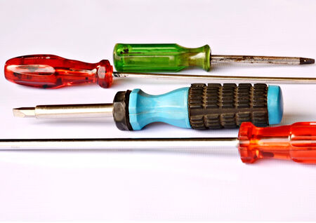 screwdriver isolatedの写真素材