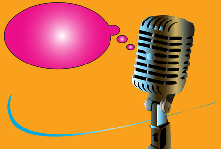 microphone artのイラスト素材