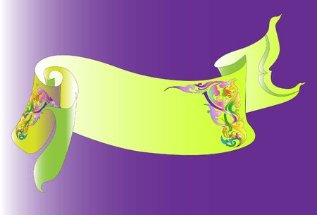 Thai ribbonのイラスト素材