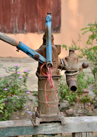 Rocking groundwater wellsの写真素材