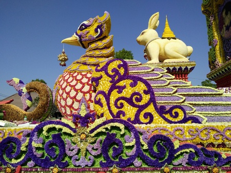 Thailand flower festivalの写真素材