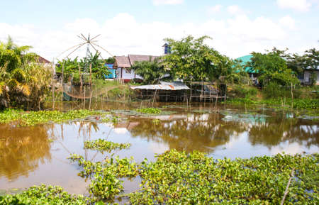 Fishing tools in south Thailand and landscape beauty natureの写真素材