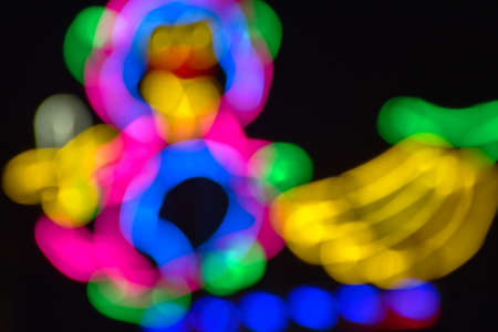 light bokeh at night festival in Thailand