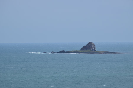 Beautiful seas and islands in South Koreaの写真素材