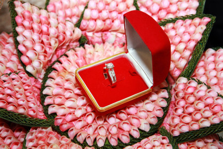 wedding ringの写真素材