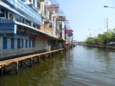 Bangkok  inundation in 2011のeditorial素材