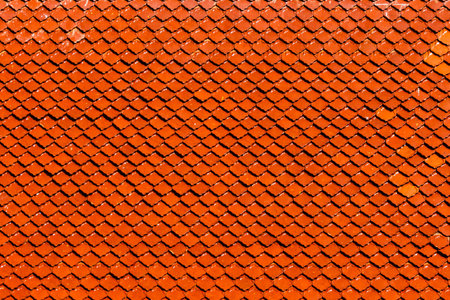 traditional temple roof tile, Thai style の写真素材