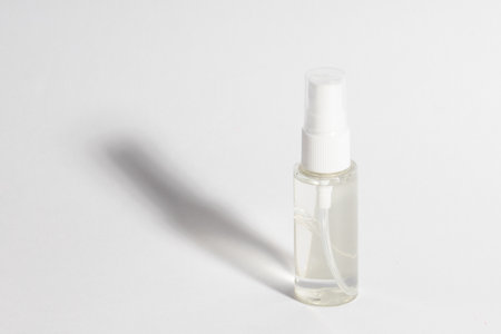 Plastic containers without labels or brand on a white background.