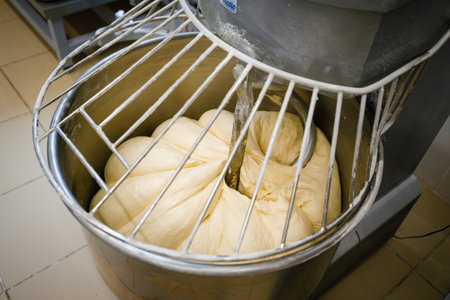 Confectionery production in the oven.の写真素材