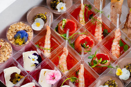 Catering for events. Buffet snacks.の写真素材
