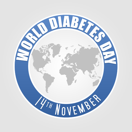 World Diabetes Day illustration.のイラスト素材