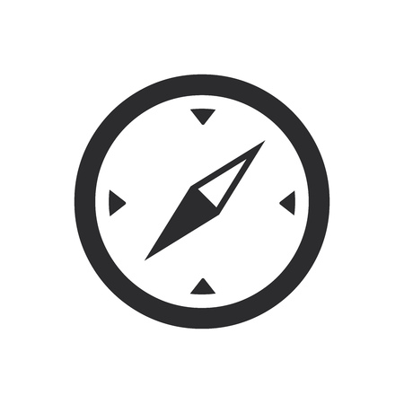 Compass icon. Equipment symbol. Travel sign.のイラスト素材