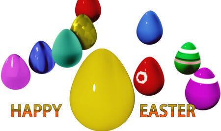 easter egg greeting season holidayの写真素材