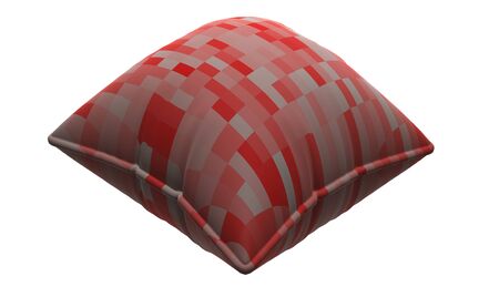 3d render pillow on backgroundの写真素材