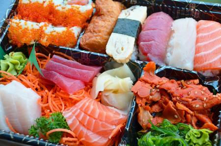 Japanese food; sushi の写真素材