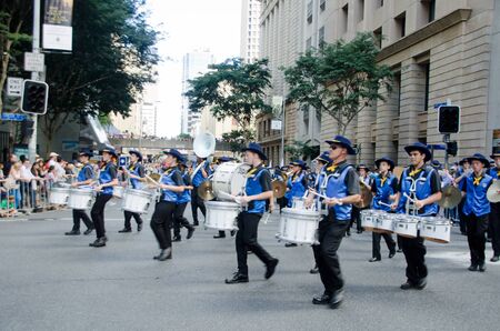Marching with pride ; Anzac day parade ,25th of April 2013, Brisbane CBD at 10 am., Australia 