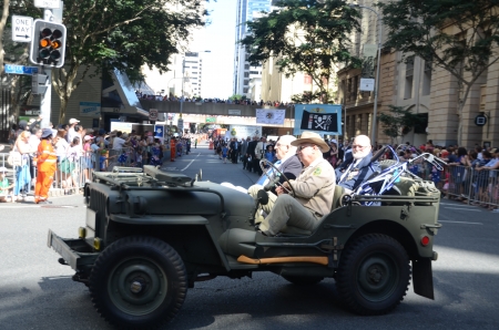 Marching with pride ; Anzac day parade ,25th of April 2013, Brisbane CBD at 10 am., Australia のeditorial素材