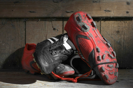 Football bootsの写真素材