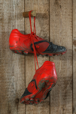 Football bootsの写真素材