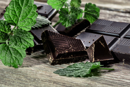 Dark chocolateの写真素材