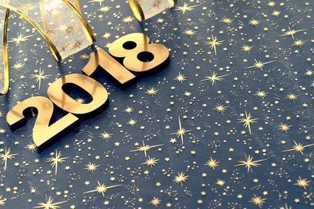 Happy New Year 2018の写真素材