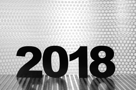 Happy New Year 2018の写真素材