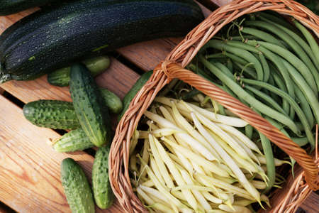 Raw green food. Healthy vegetarian food concept, fresh green food selection for detox dietの写真素材