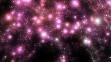 Both side particlesの写真素材