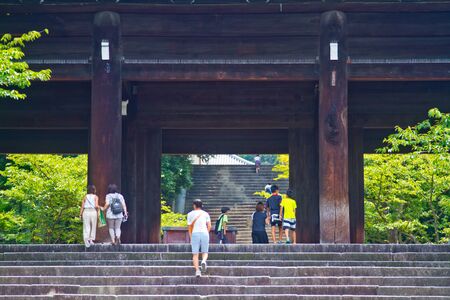 the big gate of Chion-in temple in Kyoto, Japanのeditorial素材