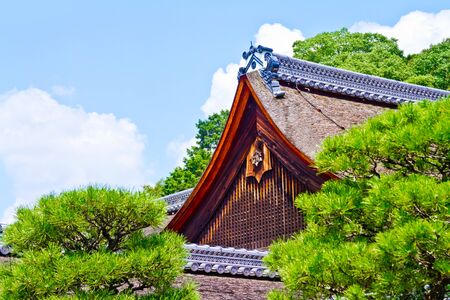 roof of Japanese old houseのeditorial素材
