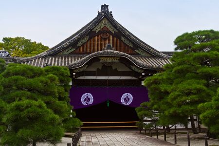 Nishi honganji temple in Kyoto, Japanのeditorial素材