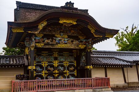 Nishi honganji temple in Kyoto, Japanのeditorial素材